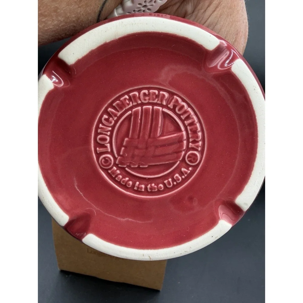 Longaberger Pottery 1 Pint Salt Crock 🧂🌶️ Paprika – NIB New in Box